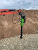 New And Unused Haner HEB1200 Posthole Borer And Auger