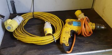 Dwealt 110V Drill with Extensin Cord