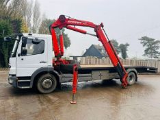Mercedes 1524 Axor 4x2 Flat Bed Lorry * In Test * C/W Ferrari 177 Crane