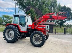 Massey Ferguson 698 4wd Tractor C/W Massey Ferguson 880 S Front Loader