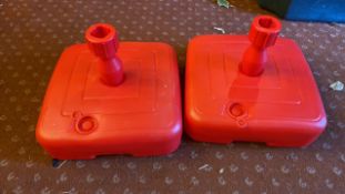 Plastic Parasol Water Base X2