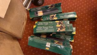 Solar Power Post Marker Light X5