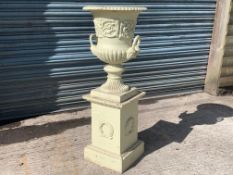 Urn On Plinth
