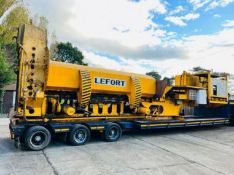 Lefort Conqueror 400 Press & Shear C/W Triaxle Specalised Trailer