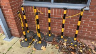 JSP Chain Barriers With Posts