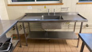 Stainless Steel Single Sink Unit