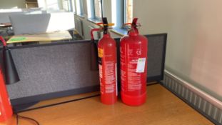 Lot Of 2 Fire Extinguishers