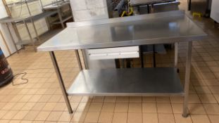 Stainless Steel Preparation Station