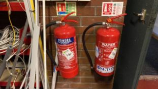 Lot Of 2 Fire Extinguishers