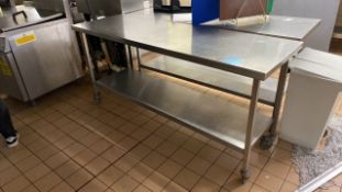 Stainless Steel Preparation Station