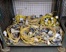 19x Festoon string lighting 110V leads