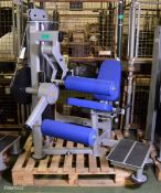 R2 leg curl machine L 160 x W 130 x H 150cm