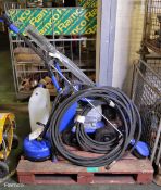 Nilfisk Alto poseidon 8 pressure washer & accessories, power scrub 8