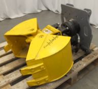 Kinshofer 04F14/15 bucket - 320 bar - Capacity 4500kg - Serial WD08772 - Year 2011