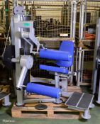 R2 leg curl machine L 160 x W 130 x H 150cm
