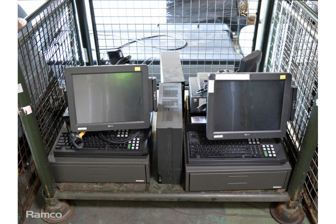 2x NCR Shop Register Electronic Till With Barcode Function - Image 1 of 4