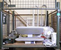 Joys PSP-202E steam press unit 230V, kettle, lamp, charger, 2x Dyson fans