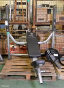 Life Fitness incline bench