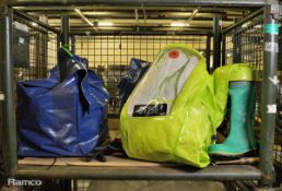 3x Chemical suits