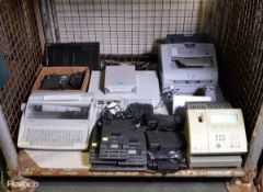 Brother MFC-7225N Fax Machine, Monitor + Cable, Memory Sticks, Office printer, 3Com data link switch