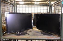 6x Hanns G HL274 27 Inch Monitors 100-240V 50/60Hz