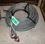 Tirfor jack cable with eye loop