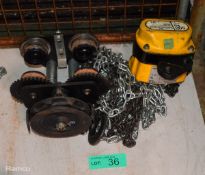 Morris 190 Series 500Kg manual chain hoist