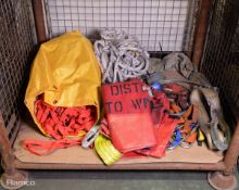 Assorted ropes and straps