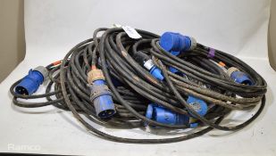 5 x 16a 10m extension cables