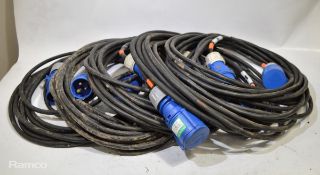 5 x 16a 10m extension cables