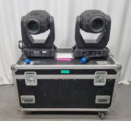 2 x Robe Robin 600E Spot with flight case