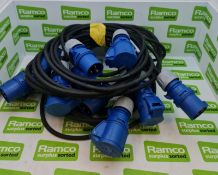 7 x 16a 3m power cable