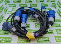 5 x 16a 3m power cable