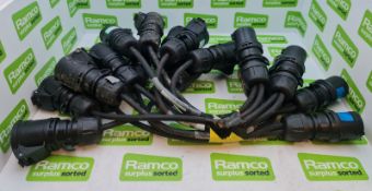 6 x 16a plug 2 socket splitter