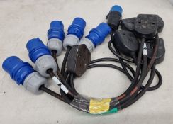 6 x 16a plug to 13a socket