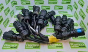 6 x 16a plug 2 socket splitter