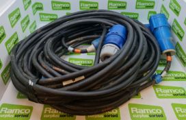 3 x 32a 10m single phase power cable