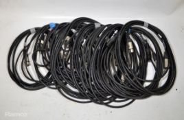 10 x XLR 3 pin cables