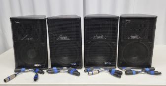 4 x Nexo PS8 Speaker in flight case