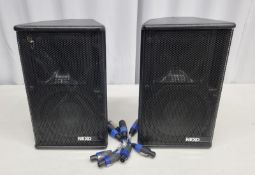2 x Nexo PS8 Speaker in flight case