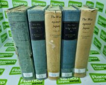 The War Against Japan Volumes 1 - 5 by Major-General S Woodburn Kirby - Published London 1957 - Ex-L