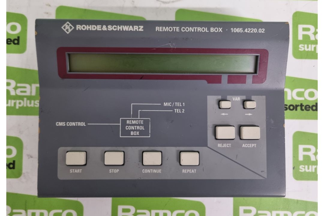Rohde & Schwarz CMS33 Radiocommunication Service Monitor 0.4 - 1000mhz - 840.0009.34 with carry case - Image 6 of 12