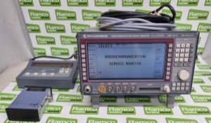 Rohde & Schwarz CMS33 Radiocommunication Service Monitor 0.4 - 1000mhz - 840.0009.34 with carry case