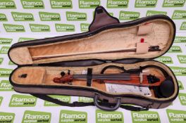 Yamaha silent electric violin Model SV-120 (zip missing pull tag) - serial number: 001620