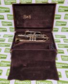 Bach Stradivarius Model 184 Cornet in hard case - serial number: 535417