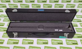 Catelinet hand crafted fanfare horn in foam padded hard case