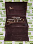 Bach Stradivarius Model 184 Cornet in hard case - serial number: 547047