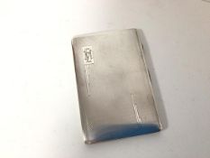 A 1930s Birmingham silver cigarette case (193.8g)