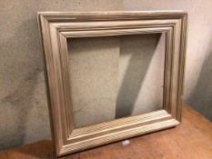 An Edwardian picture frame with later gilt (internal: 46cm x 39cm)
