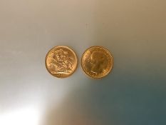 Two 1968 full sovereigns - fine condition. (2)